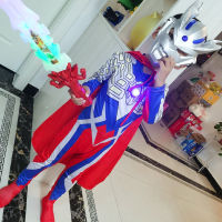 2023 เสื้อผ้า Celo ของเล่นชิ้นเดียวชุดแปลงร่างเด็กชุดเด็กชาย Tiga Ultraman เครื่องแต่งกายหน้ากากการแสดง