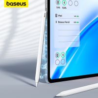 【lz】۩﹍  Baseus-Caneta Stylus para iPad Apple Pencil 2nd Gen Bluetooth magnético carregamento sem fio Inclinação sensível Palm Rejeição