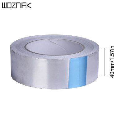 Useful Aluminium Foil Adhesive Sealing Tape Thermal Resist Duct Repairs High Temperature Resistant Foil Adhesive Tape for iPhone Adhesives Tape