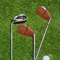 Golf Iron Covers Set 10Pcs Golf Club Iron Club Head Covers Wedge Iron Protective Headcover Golf Club Head Covers For Iron/Driver