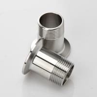 1/2 - 2 (DN15-DN50) Adapters for heater Sanitary Stainless Steel SS304 Male Threaded Ferrule Pipe Fittings Tri-Clamp