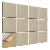 12 Pack Self-Adhesive Acoustic Panels,12x12x0.4In Sound Absorbing Panels, for Recording Studio,Office,Home