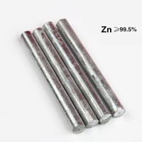 แท่งสังกะสีบริสุทธิ์สูง Zn 99.5% ขั้วบวกราวกลมชุบไฟฟ้าเส้นผ่าศูนย์กลาง2มม. ถึง100มม.