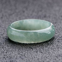 Natural myanmar class A oil green jade rings jewelry gemstone ring jade for men jewellery emerald rings natural stone