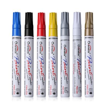 Car Styling Colorful Waterproof Pen Car Tyre Tread CD Metal Permanent Paint Graffiti Markers Pen