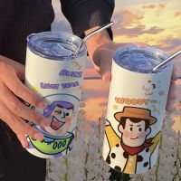 Lightyear Woody insulation cup with straw handy coffee ins high-value portable stainless steel female