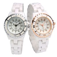 【December】 Authentic classic ceramic watches for women lovers students waterproof quartz watch luminous wechat business hot style primary source
