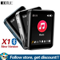 BENJIE เครื่องเล่น MP4ใน MP3บลูทูธในตัว X1มีลำโพงบลูทูธ5.0เพลง Hifi เครื่องเล่นเครื่องเล่นหน้าจอสัมผัส MP3แบบพกพาเครื่องเล่นกีฬามินิวอล์คแมนมีวิทยุเอฟเอ็มอีบุ๊คอัดเสียงวิดีโอรูปภาพรองรับบัตร TF ถึง128GB