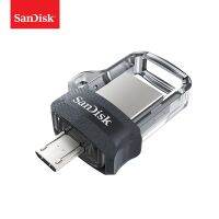 Sandisk แฟลชไดร์ฟ USB 128GB 64GB 32GB 16GB หน่วยความจำ OTG คู่ไดร์ฟปากกาความเร็วสูงดิสก์ U USB3.0ไมโครการ์ด SDDD3สำหรับหูฟังไร้สายโทรศัพท์