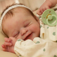 RSG New 21 Inch Reborn Doll Kit Alisha Limited Sold Out DIY Blank Unpainted Unfinished Reborn Baby Doll Kit Girl Gift