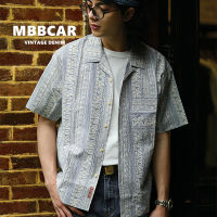 MBBCAR 2023สไตล์เครื่องมือเสื้อเชิ้ตผู้ชาย,เสื้อเชิ้ตแขนสั้นย้อนยุคสไตล์คิวบาชุดสายเดี่ยวสุภาพบุรุษสุภาพบุรุษ