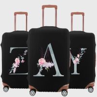 Blue Letter Luggage Covers Removeable Protective Cover Scratch Resistant Luggage Cover Suitable for 18-32 Inch Travel Suitcases