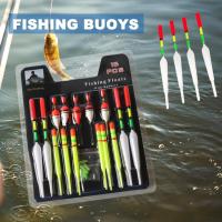 15Pcs/Set Versatile Vertical Buoy Sea Fishing Assorted Angling Lures Mini Fishing Floats Wear-Resistant for Outdoor  Lures  Baits