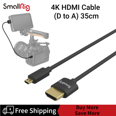 SmallRig Ultra Slim 4KสายHDMI (D) 35ซม.3042