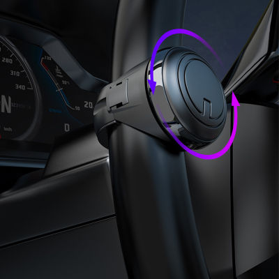 Universal Car Turning Steering Wheel Booster Spinner Knob 360องศา Rotation Metal Bearing Power Handle Ball Shaped 1 Pc