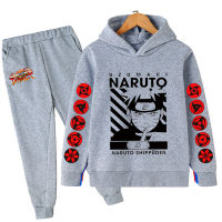 Children Fashion Narutos-Ninja Sweatshirt Set Anime Clothing Boys Hoodie Autumn Hoodies Kids Casual Sports Clothes Hoodie Suit