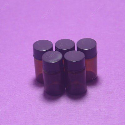 hot-sale-bkd8umn-ตัวอย่างขวดน้ำยาสีอำพันขนาด7มล-ขวดเพนิซิลลินพร้อมตลับใส่ครีมสำหรับพกพา-pp-5ชิ้น-ล็อต