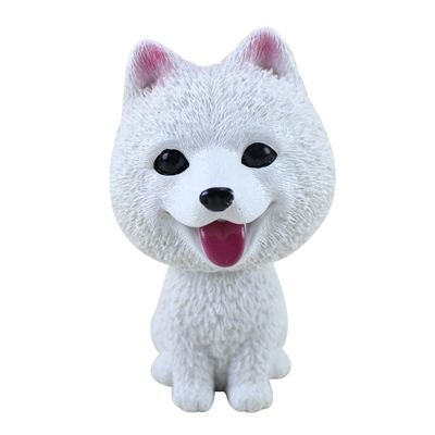 Simulation Shaking Head Dog Resin Cute Bobble Head Dog Home/Car Dashboard for Car Vehicle Decoration