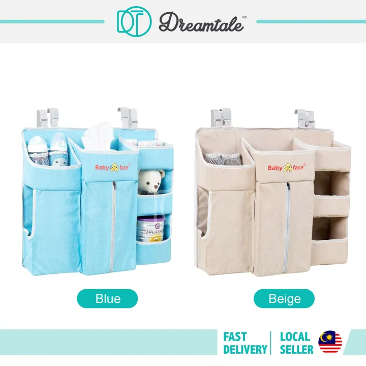 Dreamtale Baby Cot Organizer Hanging Diaper Baby Crib Bed Hanging