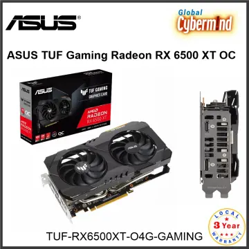 ASUS TUF Gaming Radeon™ RX 6500 XT OC Edition 4GB GDDR6