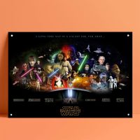 Wall Décor tin sign spot stocks Star Wars Movie Poster Tin Painting Metal Sign ation，size：20X 30cm