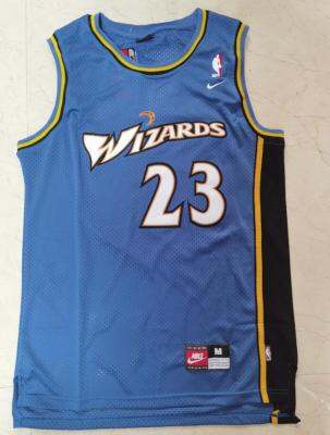 Ready Stock Shot Goods Mens No.23 Michael Jordann Washington Wizards Swingman Jersey -Blue