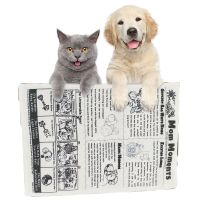 Newspaper Dog Toys Funny Paper Rubbing Sound Small Medium Chew Dog Toys Bite Resistant Tissue Replacement Dog Clean Teeth Toys