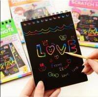 Creative Kids Scratch Paper Note Book Painting Toys for Boys Girls Hand Scratch Drawing Graffiti Doodle Book Children