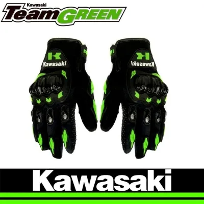 New Kawasaki motorcycles Motorcycle Gloves Motocross Luvas Guantes Moto Equipment Gloves Mens and Womens Sports Gloves 3-color