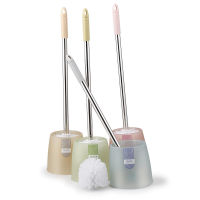 Toilet Brush Creative Soft Hair Stainless Steel Handle With Bottom Groove Toilet Brush Bathroom Cleaning Brush