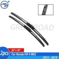 Wiper Front Wiper Blades For Honda HR-V MK2 2015 2016 2017 2018 2019 Windshield Windscreen Front Window 26"+18"