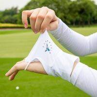 J.LINDEBERG Titleist！Korea ☒ PlayEagle outdoor sports golf ice silk sun protection gloves for men and women with exposed fingers and palms fishing Deng Gang