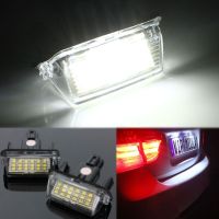 2ชิ้นหลอดไฟไฟหมายเลขใบอนุญาตรถยนต์12V 18 LED สำหรับ VW GOLF 4 5 6 7 6R Passat B6 Lupo โปโลซี่ร็อคโค