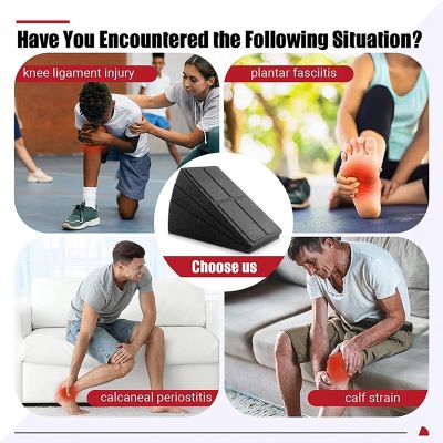 ；‘【； Slant Board Calf Stretcher,3 Pcs Foot Stretcher Incline Board For Plantar Fasciitis Physical Therapy Equipment