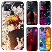 สำหรับ OPPO A15/A15S อะนิเมะ Naruto Series กระจกเทมเปอร์เคสโทรศัพท์แบบแข็งส่วนบุคคลที่กำหนดเองฝาหลังของขวัญขายส่ง/ Agent