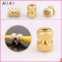 MIKI 1/2 "3/4" อุปกรณ์รดน้ำท่อก๊อกน้ำหยดเกลียวเชื่อมต่อผูกปมทองเหลืองอุปกรณ์แปลงพลังงานตัวต่อท่อส่งน้ำ