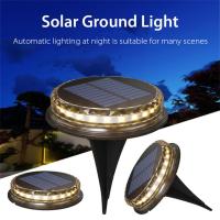 Solar Lawn Yard Led Night Light 8LED Buried Solar Garden Light IP65 Waterproof Outdoor PathWay Floor Under Ground Spot Lamp