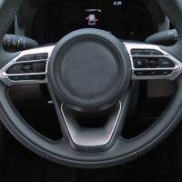 3Pcs Car Steering Wheel Panel Cover Trim Decoration Frame Sticker for Sienta 2022 2023