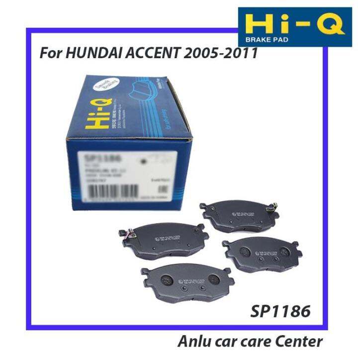 Hi-Q Brake Pads Front For Hyundai Accent 2005-2010 (SP1186) | Lazada PH
