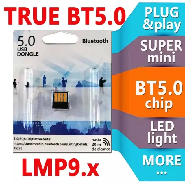 ส่งฟรีUSB Bluetooth ADAPTER BT 5.0 คอมพิวเตอร์ Wireless Dongles