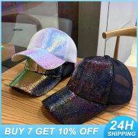 New Sequin Baseball Hat Punk 모자 Кепка Peaked Cap Thin Adjustable