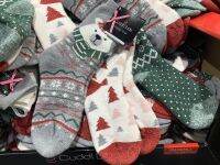 ถุงเท้าผุ็หญิง Cuddl Duds Ladies Holiday Sock 3 Pack