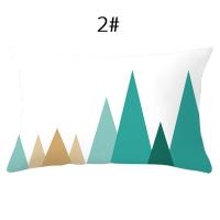 1PC Throw Cushion Lumbar Pillow Cover Protector Zippered Sofa Cushion Cover Rectangle Pillowcase 30x50cm