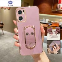 AnDyN Casing Case For OPPO Reno7 Z 5G Reno8 Z Reno 7Z Reno 8Z Reno7 Pro Reno 8 Pro plus Reno8 4G 5G Reno 7 4G Case With Panda Folding Bracket Stand Soft TPU Phone Case Full Cover Casing Anti Gores Rubber Case