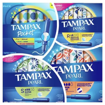 Tampax Pearl Super Tampons, 96-pack