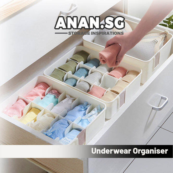 Underwear Organiser Underwear Storage Box With Lid Lingerie