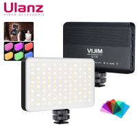 VL120แฟลชวิดีโอ LED บนกล้องไฟสตูดิโอถ่ายภาพ Vlog โคมไฟการประชุม Youtube Live Fill Light Sucktion Light