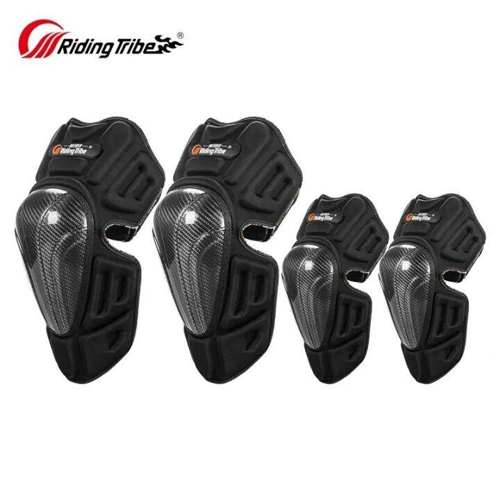 kneepads-elbowpads-motorcycle-protective-gear-carbon-fiber-breathable-warm-anti-collision-rider-body-elbow-and-knee-pads-hx-p18-knee-shin-protection