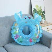 【lz】☁  Infantil bonito caranguejo piscina flutuador natação círculo piscina inflável natação anel bebê água assento verão praia festa brinquedos