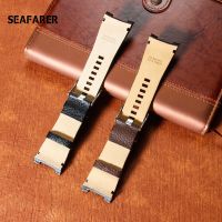 “：{ Genuine Leather Bracelet Band 32*18Mm Watchstrap For Diesel Watch Strap For DZ1216 DZ4246 DZ4247 DZ287 DZ1273 Watch Band